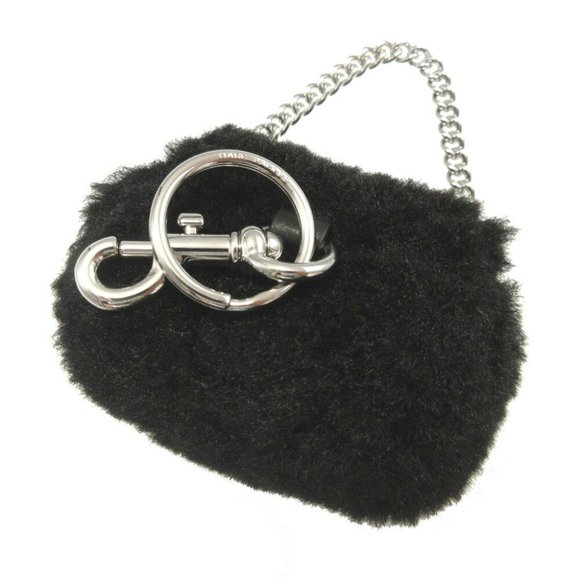 Unused Marc Jacobs THE TEDDY NANO J MARC CHARM 2F3SCP007S08 Polyester Faux Fu...